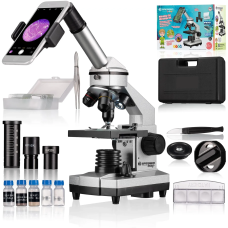 Микроскоп Bresser Junior Biolux CA 40x -1024x с адаптером для смартфона + кейс (8855002)