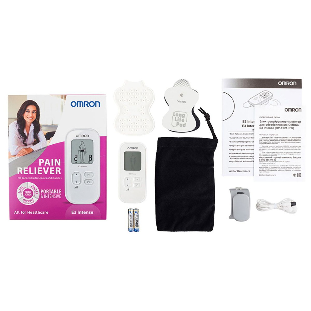 Массажер миостимулятор T.E.N.S. Omron Е3 Intense