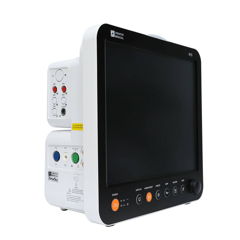 Монитор пациента с сенсорным экраном и ETCO2 "15 Creative Medical K15