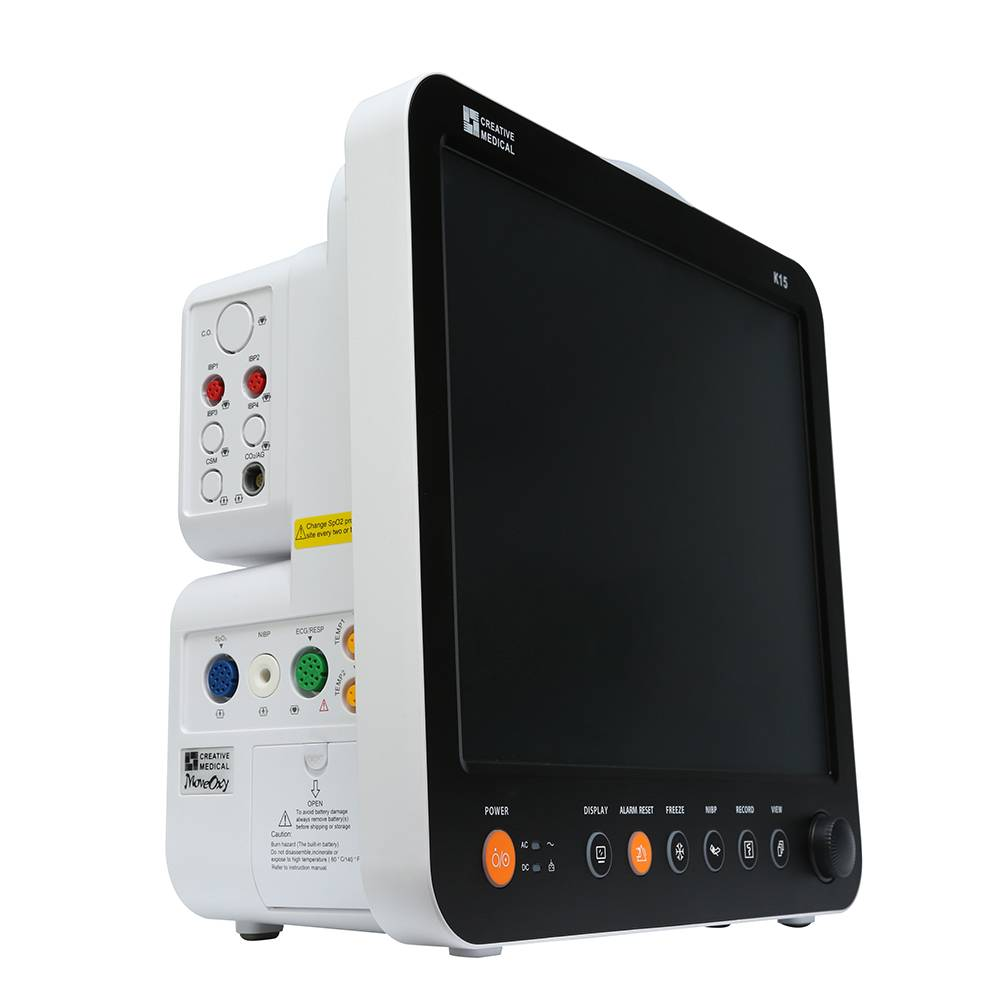 Монитор пациента с сенсорным экраном и ETCO2 "15 Creative Medical K15