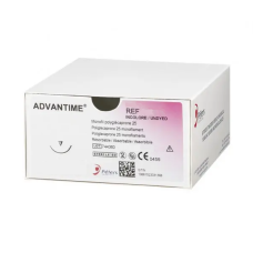 Хірургічна нитка Advantime 3/0 (Монокрил), колюча голка 26 мм, 1/2 круга, довжина 70 см, 15S20B (W3447)