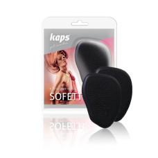 Гелевые полустельки для обуви (черные) Kaps Sofetti Half Insoles Black
