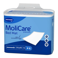Пелюшка поглинальна гігієнічна зі СУПЕРАБСОРБЕНТОМ MoliCare Premium Bed Mat 9 крапель 60x90 см (15 шт)