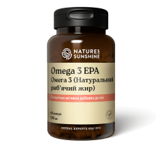 Омега-3 (Натуральний риб’ячий жир) Omega 3 EPA NSP 60 капсул