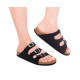 Анатомічні ортопедичні шльопанці (Чорні) Foot Care FA-302