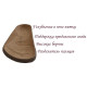 Анатомічні ортопедичні шльопанці (Чорні) Foot Care FA-302