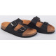 Анатомические ортопедические шлепанцы (Черные) Foot Care FA-301