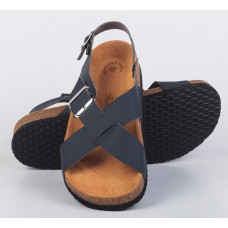 Мужские анатомические сандалии с прочной подошвой (синие, коричневые) Foot Care FA-102