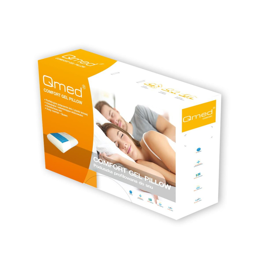 Подушка ортопедична з охолоджувальним гелем Qmed Comfort Gel Pillow