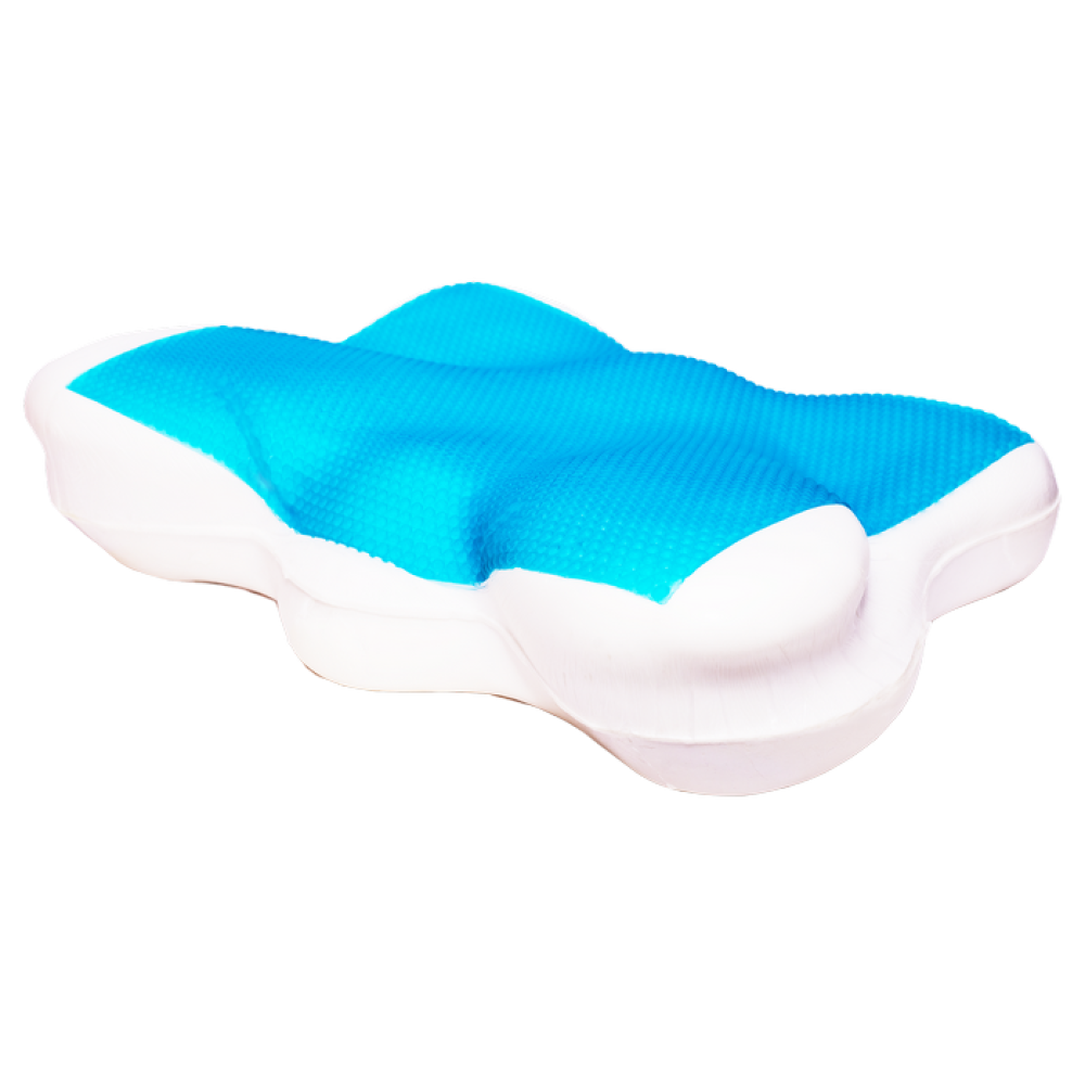 Ортопедическая подушка с эффектом памяти и гелевой вставкой Olvi Butterfly Gel 59х39х14см J2539G
