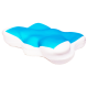 Ортопедическая подушка с эффектом памяти и гелевой вставкой Olvi Butterfly Gel 59х39х14см J2539G