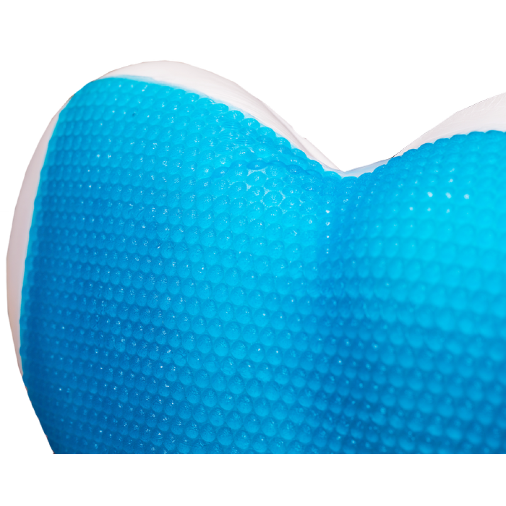 Ортопедическая подушка с эффектом памяти и гелевой вставкой Olvi Butterfly Gel 59х39х14см J2539G