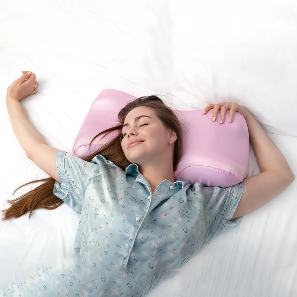 Ортопедическая подушка от морщин сна и утренней отечности Memory Foam (Тенсел) Beauty Balance