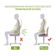Комплект дитячих ортопедичних подушок для сидіння School Comfort (М1-M + М2) ТМ Correct Shape