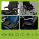 Ортопедическая подушка для сидения черная Comfort Trip PMF 006 400х450x95