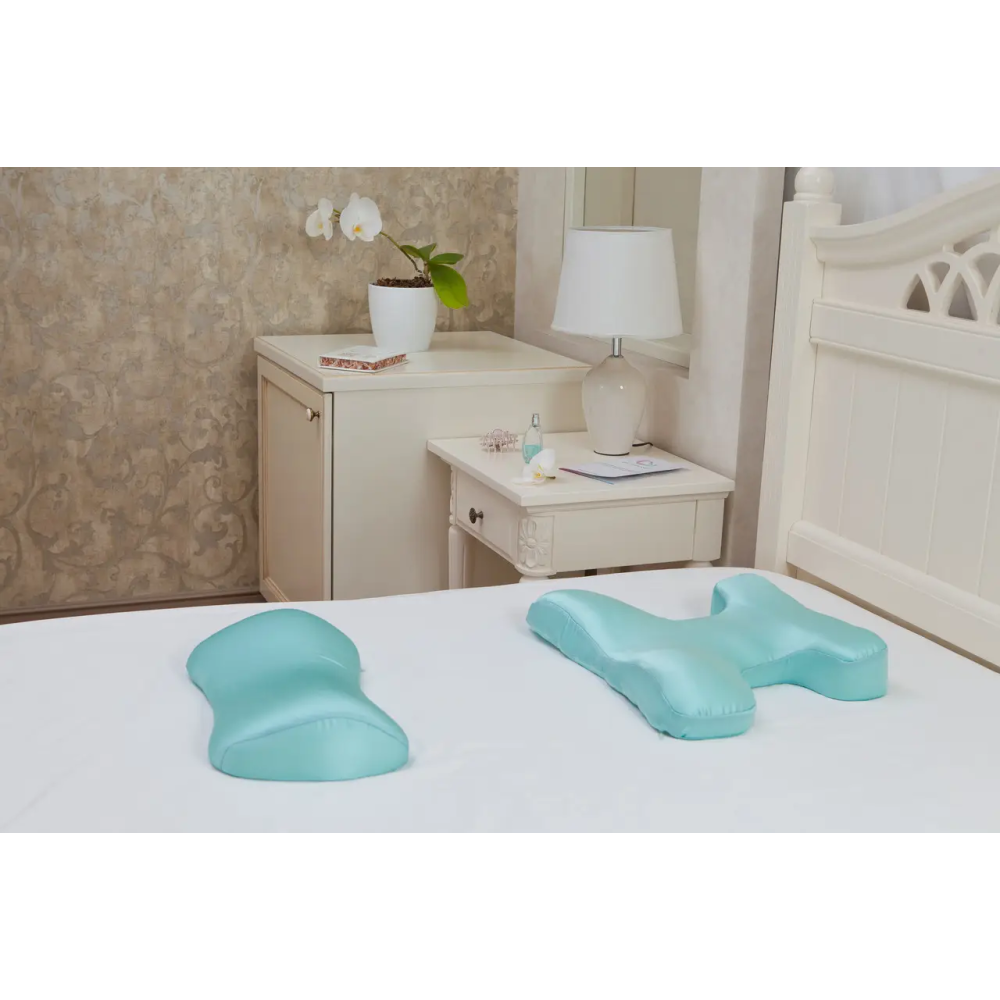 Комплект ортопедичних подушок для сну на животі (шовк) (Face&Roller Pillow) Beauty Set ТМ Beauty Balance