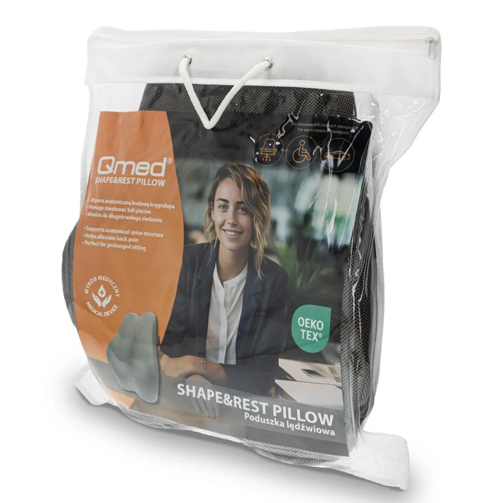 Ортопедична подушка для спини Qmed Shape&Rest pillow