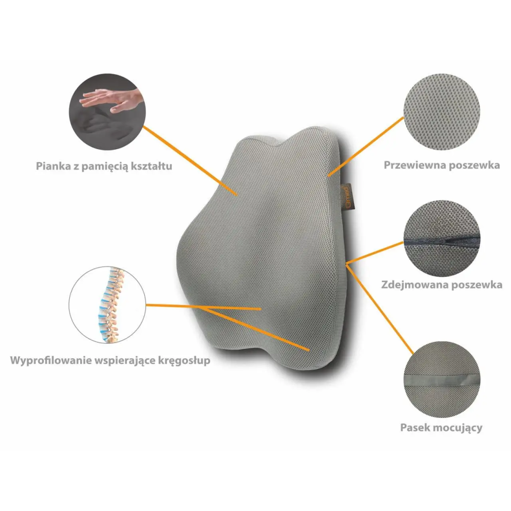 Ортопедична подушка для спини Qmed Shape&Rest pillow