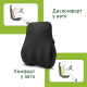 Ортопедическая подушка под спину черная Comfort Trip AMF 002 440x400x110