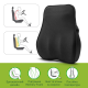 Ортопедическая подушка под спину черная Comfort Trip AMF 002 440x400x110