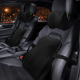 Ортопедическая подушка под спину черная Comfort Trip AMF 002 440x400x110
