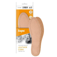 Кожаные стельки с корковым деревом Kaps Leather Cork