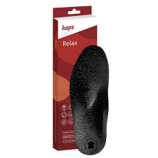 Ортопедические стельки для взрослых (черные) Kaps Relax Black