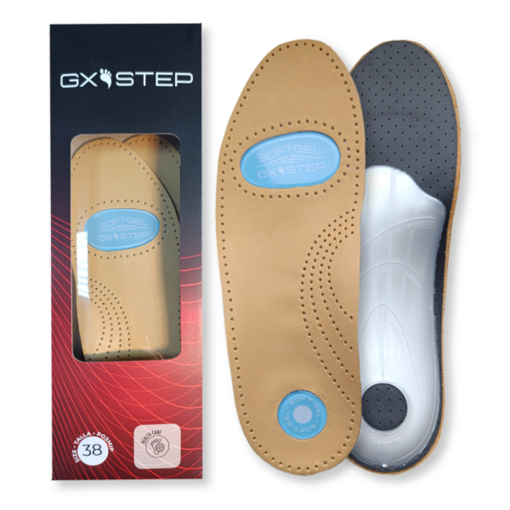 Устілки ортопедичні GX STEP шкіряні амортизувальні Торос Тип 1161