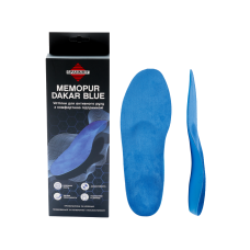 Ортопедична устілка зі спіненого поліуретану Spannrit Memopur Dakar Blue