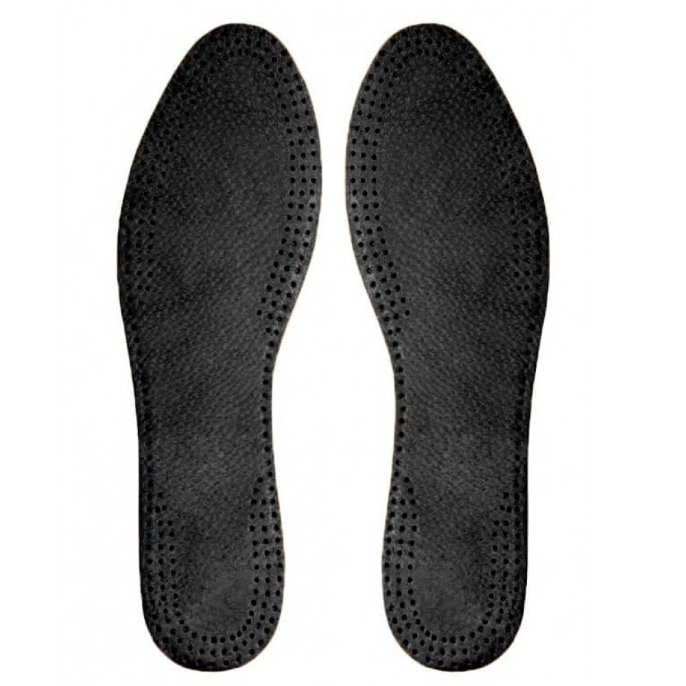 Шкіряні устілки для взуття (чорні) Kaps Leather Carbon Black