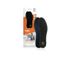 Кожаные стельки для обуви (чёрные) Kaps Pecari Carbon Black