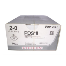 Хірургічна нитка Ethicon ПДС II (PDS II) 2/0, довжина 70 см, кол. голка 26 мм, W9125H