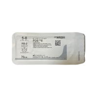 Хірургічна нитка Ethicon ПДС II (PDS II) 5/0, довжина 70 см, 2 кол. голки 13 мм, W9201H