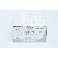 Хірургічна нитка Ethicon ПДС II (PDS II) 2/0, довжина 70 см, кол-ріж. голка 36 мм, W9380H