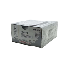 Хірургічна нитка Ethicon ПДС II (PDS II) 5/0, довжина 90 см, 2 кол. голки 17 мм, W9108H