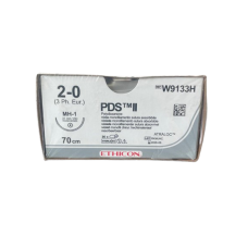 Хирургическая нить Ethicon ПДС II (PDS II) 2/0, длина 70 см, кол. игла 31 мм, W9133H
