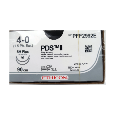Хирургическая нить Ethicon ПДС II (PDS II) 4/0, длина 90 см, 2 кол. иглы 26 мм, PFF2992E