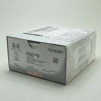 Хірургічна нитка Ethicon ПДС II (PDS II) 6/0, довжина 70 см, 2 шт. кол. голок 13 мм, Z1032H