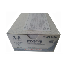 Хірургічна нитка Ethicon ПДС II (PDS II) 3/0, довжина 70 см, кол. голка 20 мм, W9116H