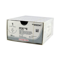 Хірургічна нитка Ethicon ПДС II (PDS II) 1, довжина 90 см, кол. голка 40 мм W9234T