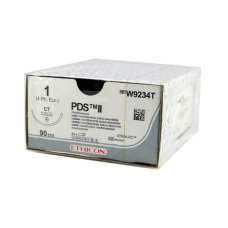 Хірургічна нитка Ethicon ПДС II (PDS II) 1, довжина 90 см, кол. голка 40 мм W9234T