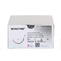 Хірургічна нитка Monotime 1 (ПДС), кол-ріж. 48 мм, 1/2, довжина 150 см 14S40H (W9262T)