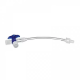 Регулятор потоков 3-ходовой Discofix C синий, со связующей трубкой 75 см BBraun 16551C