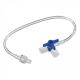 Регулятор потоков 3-ходовой Discofix C синий, со связующей трубкой 75 см BBraun 16551C