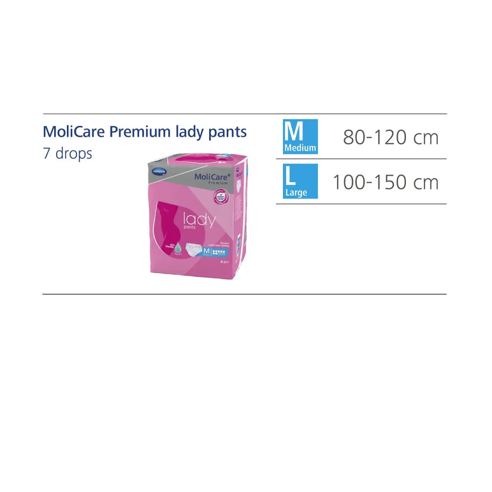 Трусы поглощающие для женщин MoliCare Premium lady pants 7 капель L (7 шт)