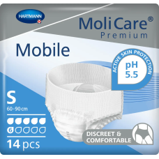 Труси поглинаючі для дорослих, які страждають на нетримання MoliCare Premium Mobile 6 крапель S (14 шт)