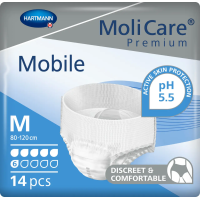 Трусы поглощающие для взрослых, страдающих недержанием MoliCare Premium Mobile 6 капель M (14 шт)