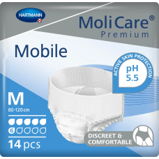 Труси поглинаючі для дорослих, які страждають на нетримання MoliCare Premium Mobile 6 крапель M (14 шт)