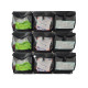 Медичний органайзер для медевака з 3 прозорими кишенями 82x90 см Варіант 5+5+5 Стохід