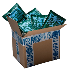 Сухий душ, пінна губка для військових, з водою (ГУРТ) 100 шт. Shower Pack